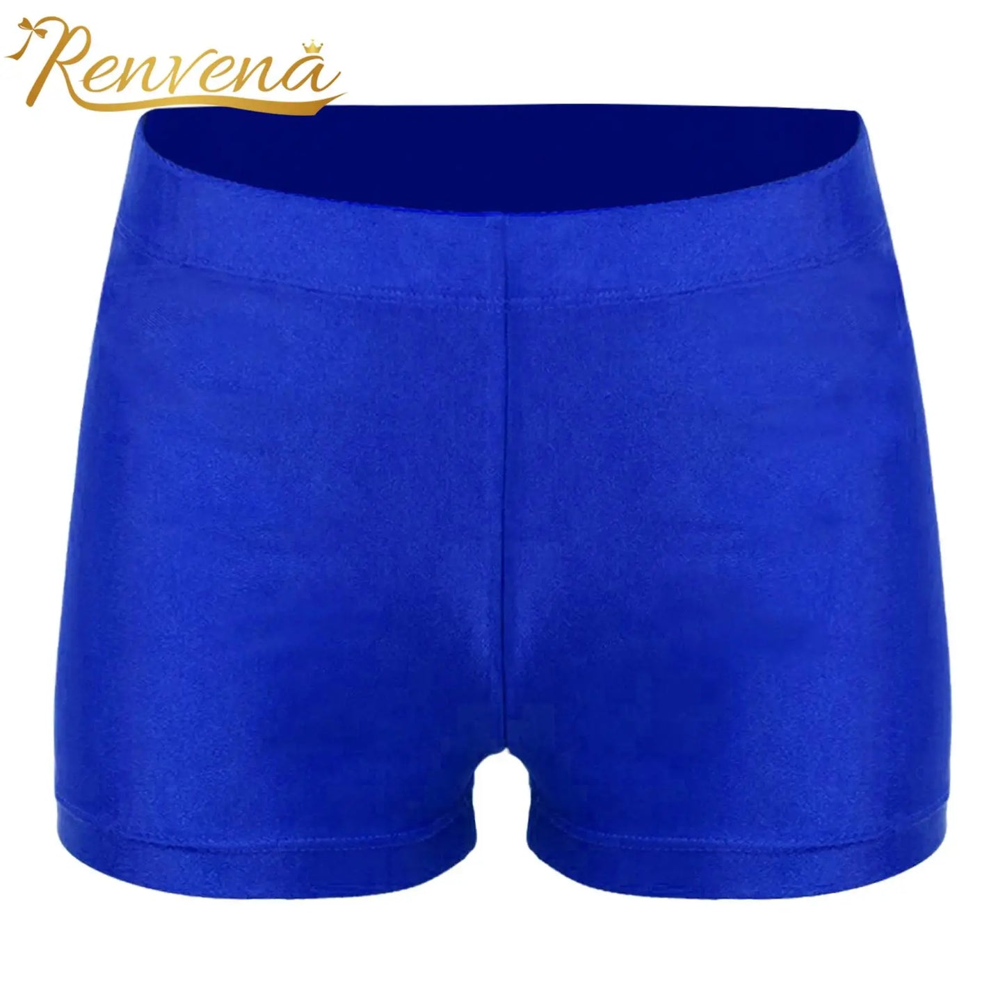 Children's Shorts Kids Boys Elastic Waistband Shorts for Gymnastics Workout Training Exercise Sports Wear Short Pants Bottoms